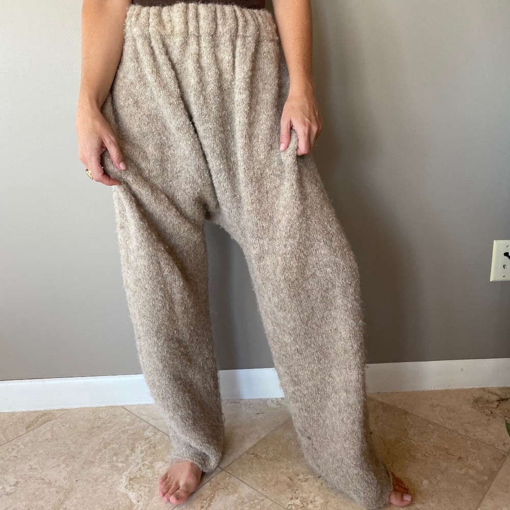 Atelier Delphine kiri pant in boucle alpaca